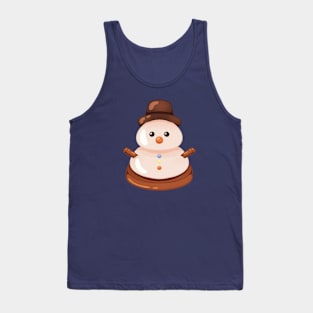 Snowman Cookie Tank Top